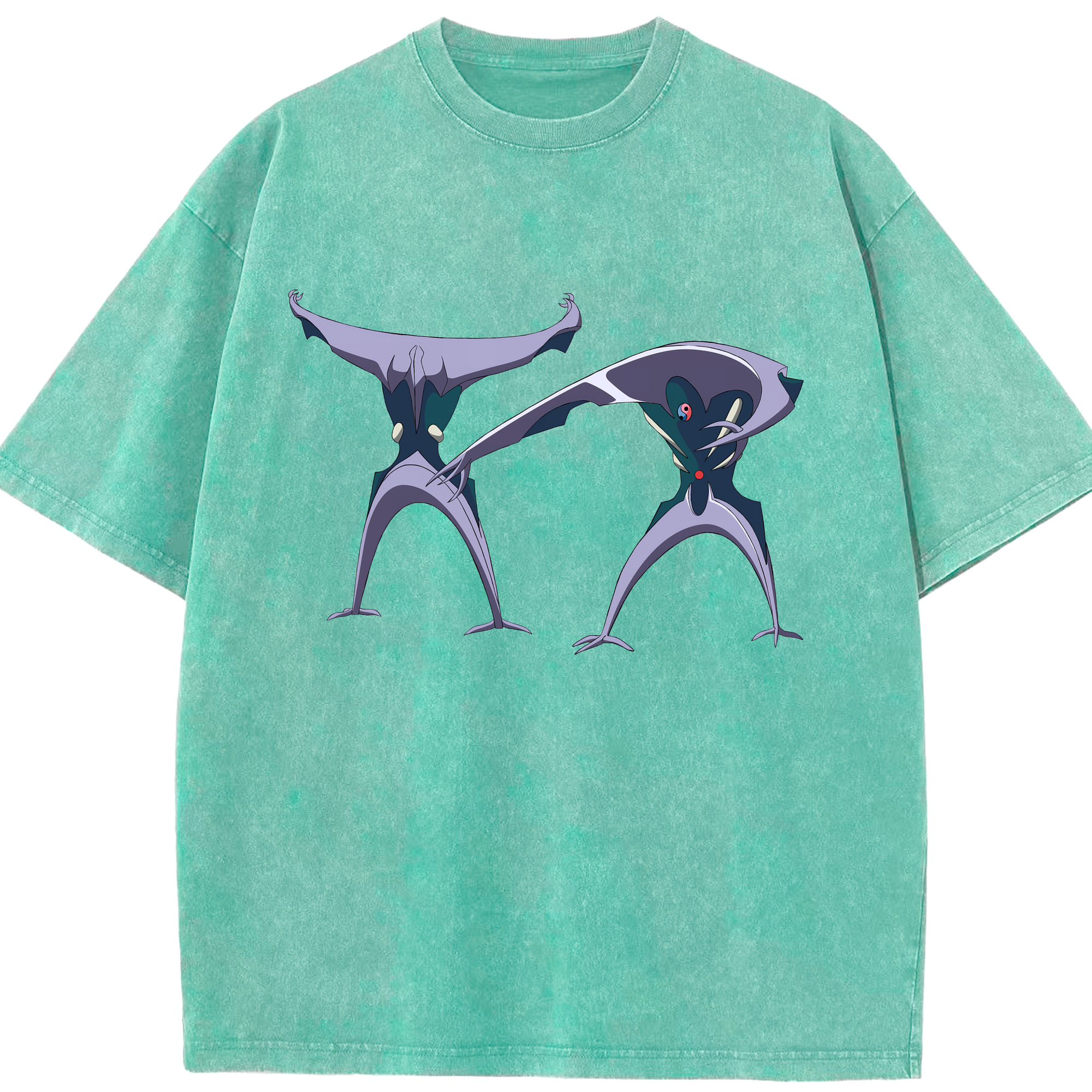 （画像用） EVA 新世紀エヴァンゲリオン 綿100% ヴィンテージ風 半袖Tシャツ（フロントプリント）